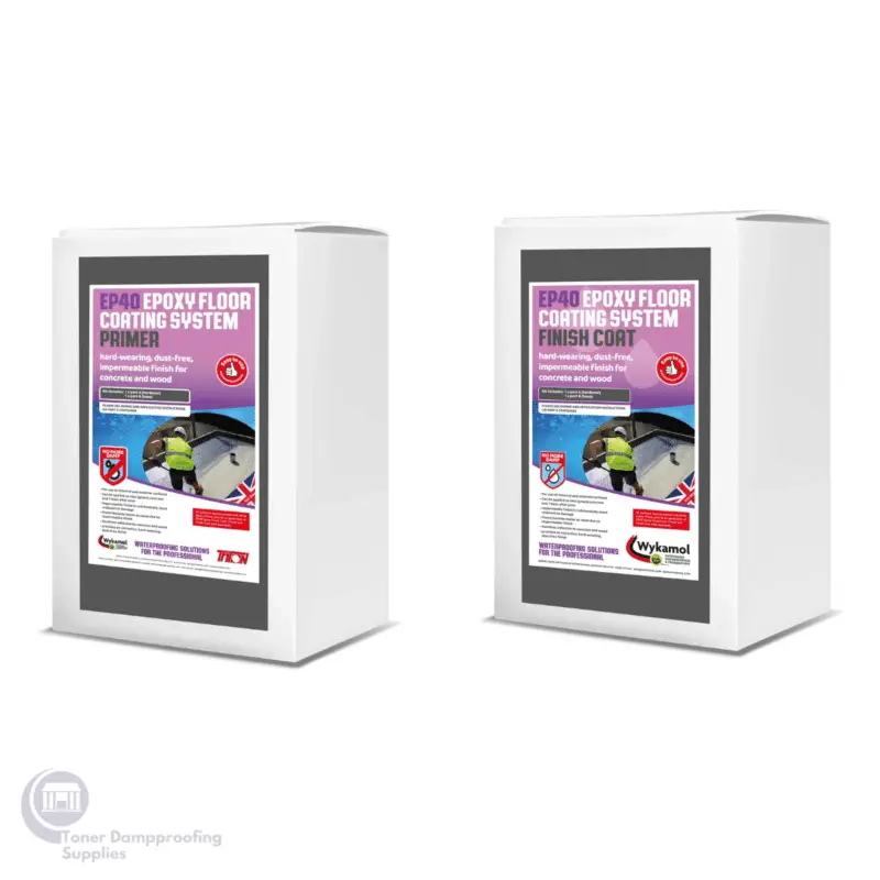 No More Damp EP40 Epoxy Floor Coating System NMDEPP2.5 NMDEPP5 NMDEP40G2.5 NMDEP40G5 NMDEP40C2.5 NMDEP40C5 – One Stop Damp Shop (Ireland)