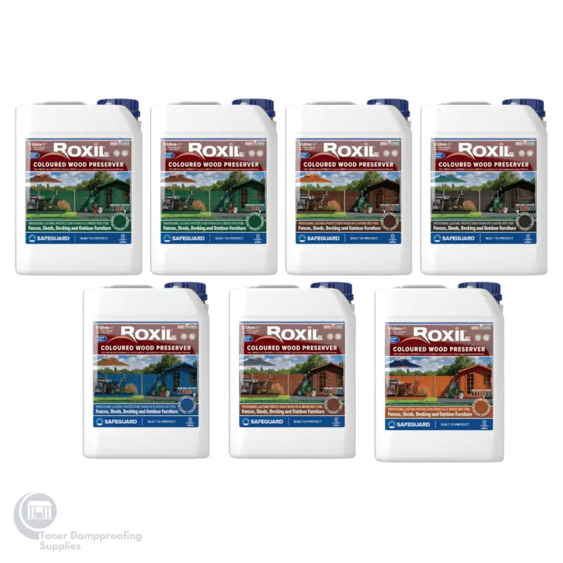Roxil Coloured Wood Preserver RXL CWP – One Stop Damp Shop (Ireland)