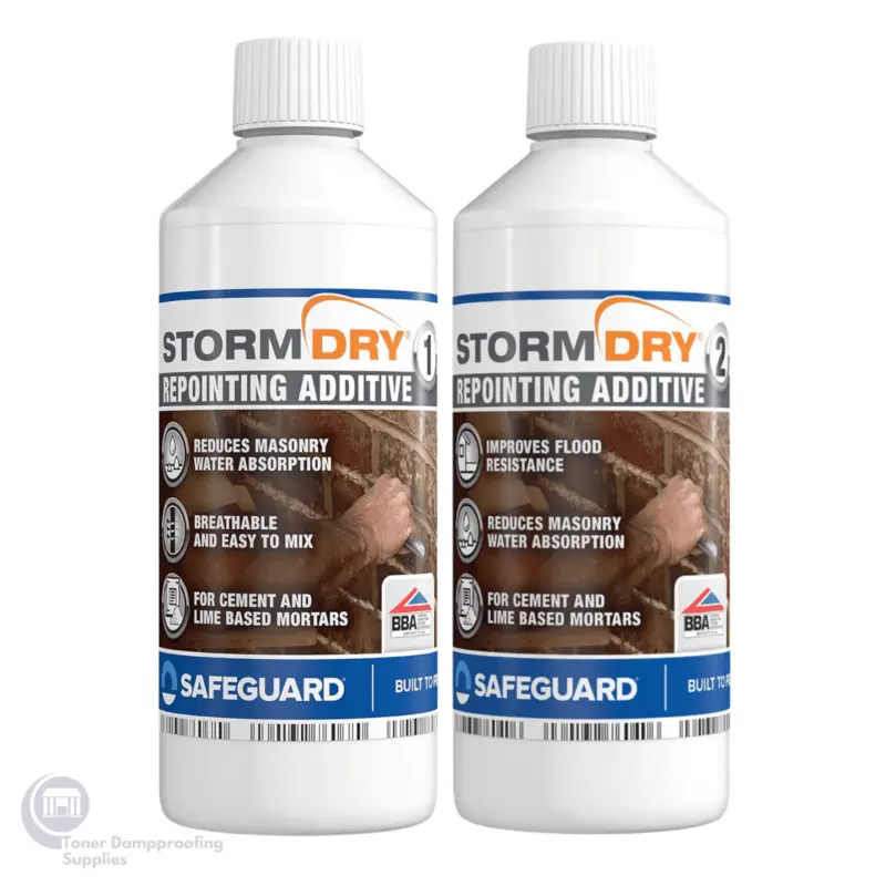Stormdry Repointing Additives 500 ml SD RPA – One Stop Damp Shop (Ireland)