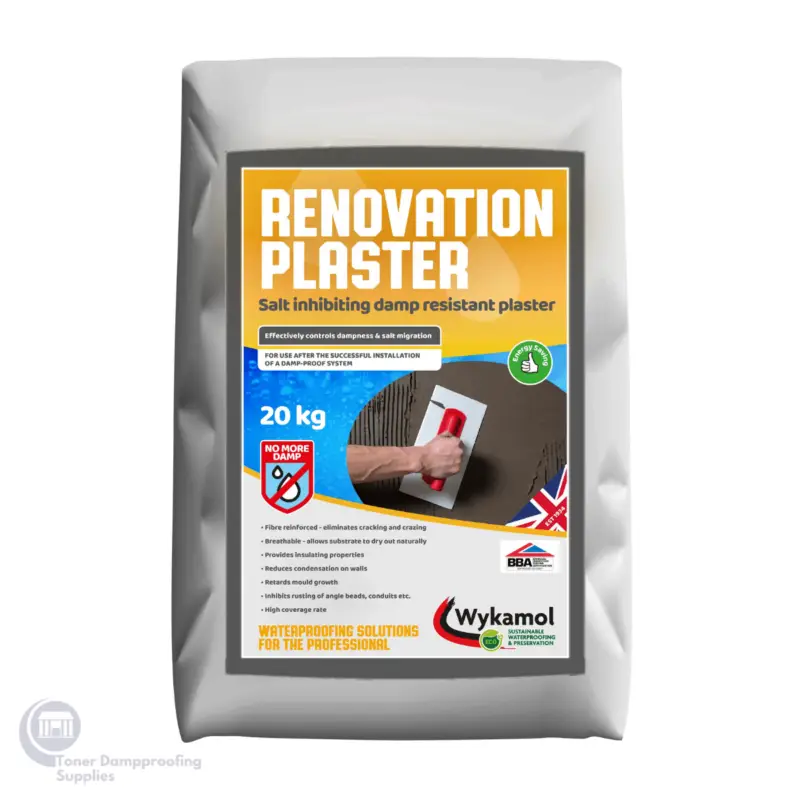 Wykamol Renovation Plaster RENPLA – One Stop Damp Shop (Ireland)